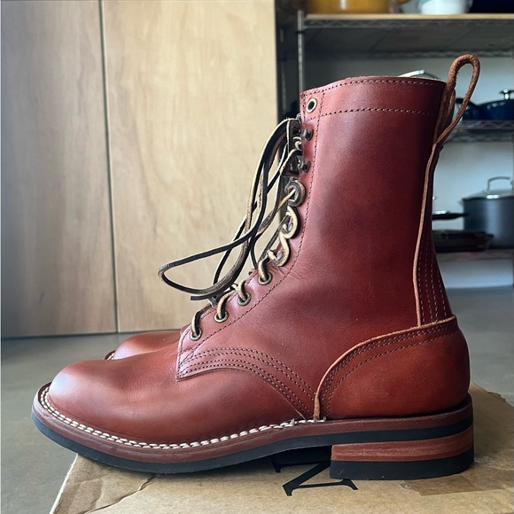 Nicks Boots - Falcon boots in W&C Oiled Latigo Tan - Picture 4 of 9